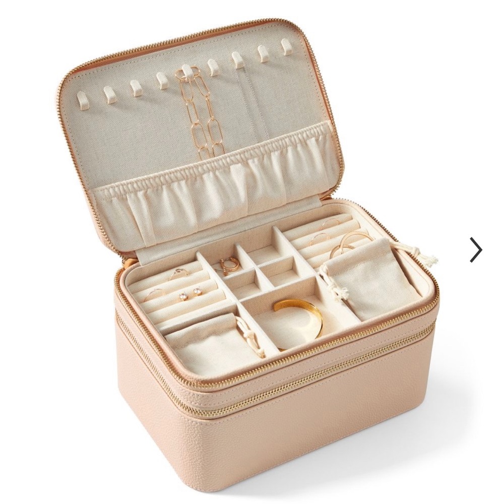 NWT mark & graham dual travel jewelry carry case
